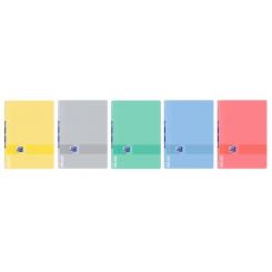 Libreta grapada tapa plástico Openflex OXFORD&you A4 48H 90G rayado horizontal 2M