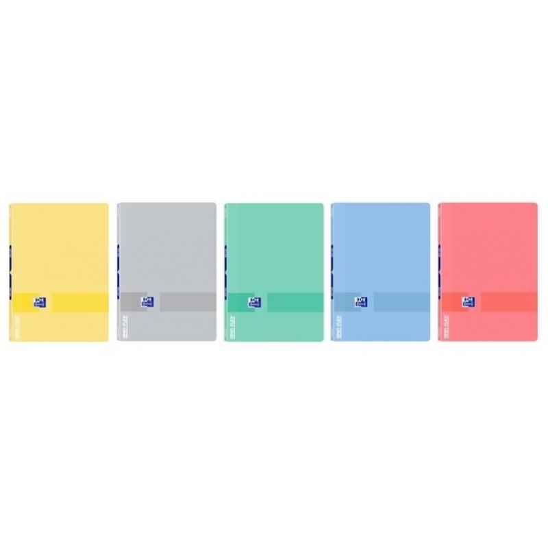 Libreta grapada tapa plástico Openflex OXFORD&you A4 48H 90G rayado horizontal 2M