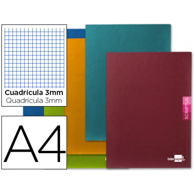 libreta-liderpapel-scriptus-a4-48-hojas-90gr-m2-cuadro-3mm-con-margen