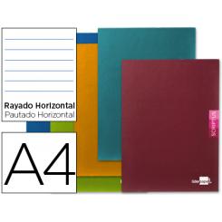 Libreta LIDERPAPEL scriptus A4 48 hojas 90g/m2 horizontal con margen