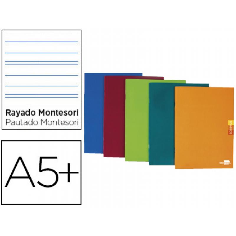 libreta-liderpapel-scriptus-a5-plus-48-hojas-90gr-m2-rayado-montessori-35mm-con-margen-colores-surtidos