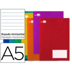 Libreta LIDERPAPEL smart A5 32 hojas 60g/m2 horizontal con margen