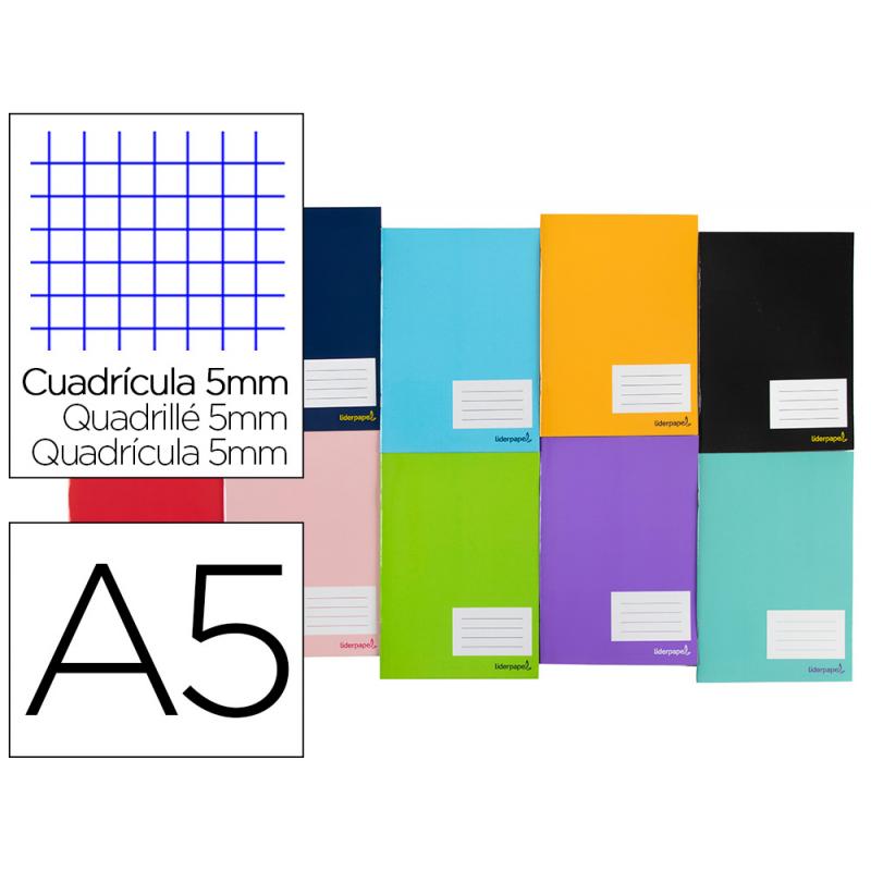 libreta-liderpapel-smart-a5-tapa-blanda-80-hojas-60-gr-m2-cuadro-5-mm-con-margen-colores-surtidos