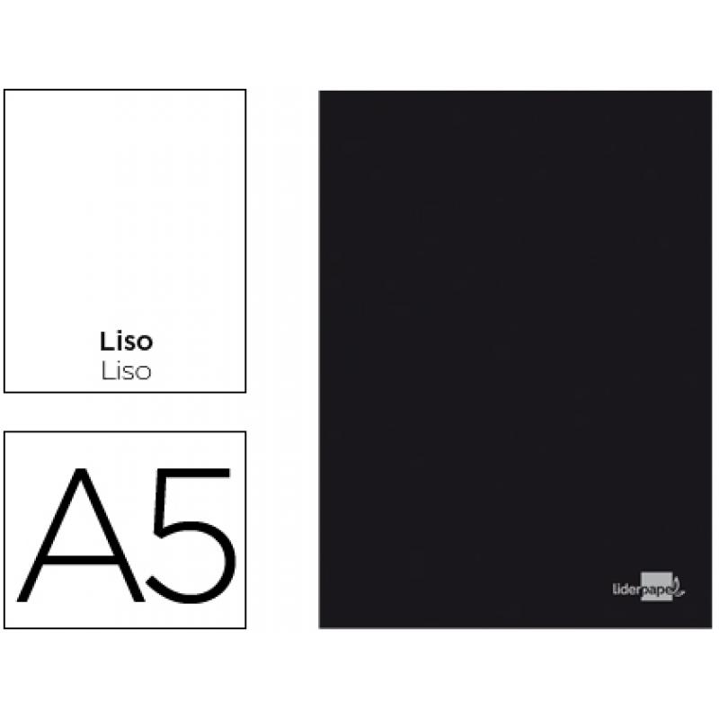 libreta-liderpapel-tapa-negra-a5-80-hojas-60gr-m2-liso-sin-margen