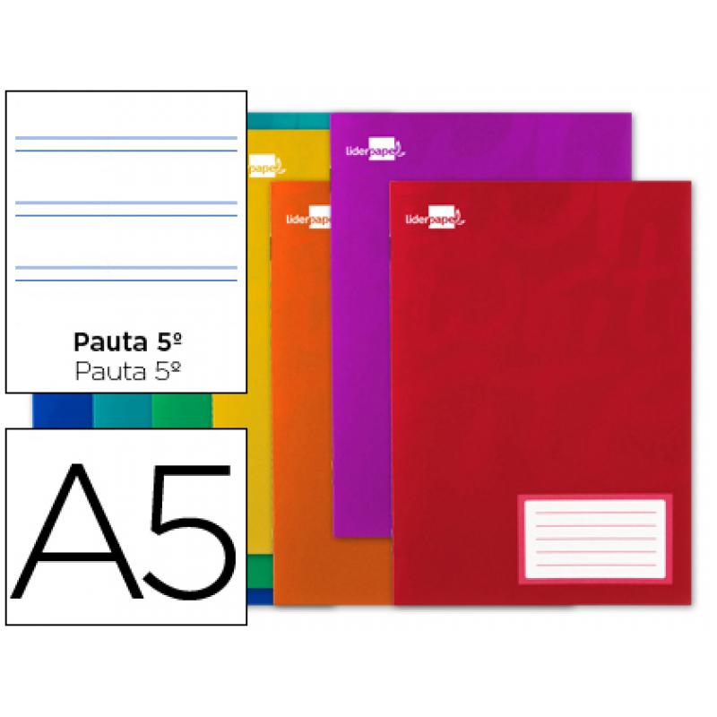 libreta-liderpapel-write-a5-16-hojas-60gr-m2cuadro-pauta-5ª-25mm-con-margen