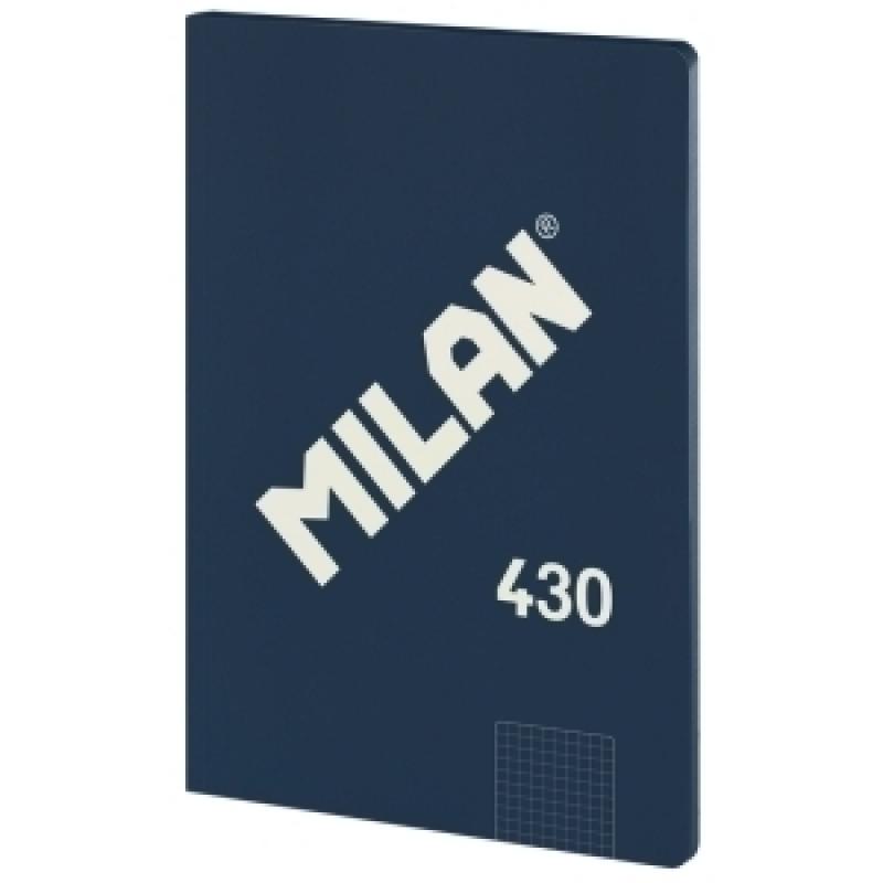 libreta-milan-430-serie-1918-a4-48h-cuadric5x5-95g-azul