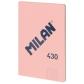 libreta-milan-430-serie-1918-a4-48h-cuadric5x5-95g-rosa