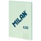 libreta-milan-430-serie-1918-a4-48h-cuadric5x5-95g-verde