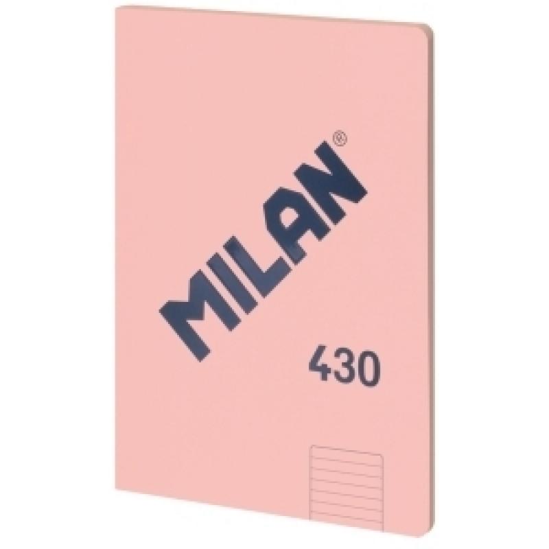libreta-milan-430-serie-1918-a4-48h-horizontal-95g-rosa