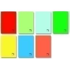 Libreta Pacsa Escolar Gofrada A5+ 48H 70G Cuadric.4X4 Surtido (7 Col.)
