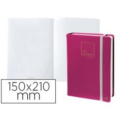 Libreta Quo Vadis Life Journal Infinite Dots Puntos 15X21 cm 224 Hojas Tapa Similpiel Ciruela