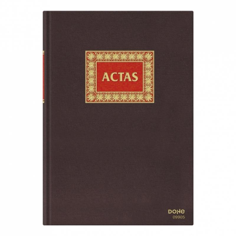 Libro Actas Fº Natural 100 Hojas Cosido