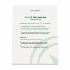 Libro Hojas De Reclamaciones Dohe A4 25H Tripli (Exclusivo Andalucia)