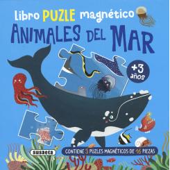 Libro puzle magnético. Animales del mar ( Ed. Susaeta Ediciones)