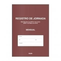 Libro Registro Jornada DOHE A4 Nat. 6H
