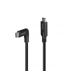 Lindy 32018 cable USB USB 3.2 Gen 2 (3.1 Gen 2) 1 m USB C Negro