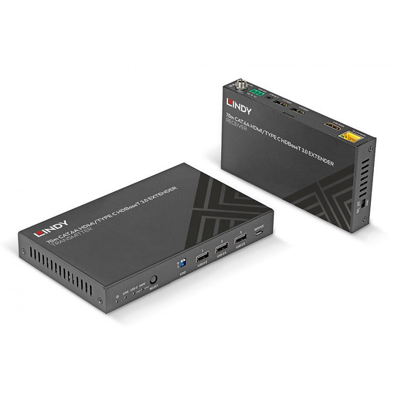 lindy-38346-extensor-audio-video-transmisor-y-receptor-de-senales-av-negro