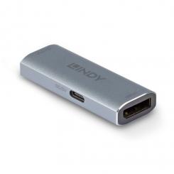 Lindy 38421 extensor audio/video Repetidor de señales AV Plata