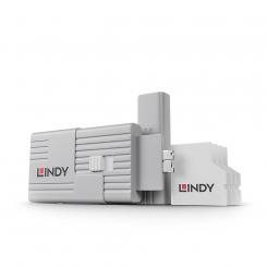 Lindy 40478 bloqueador de puerto Bloqueador de puerto + clave SD card Blanco Acrilonitrilo butadieno estireno (ABS)
