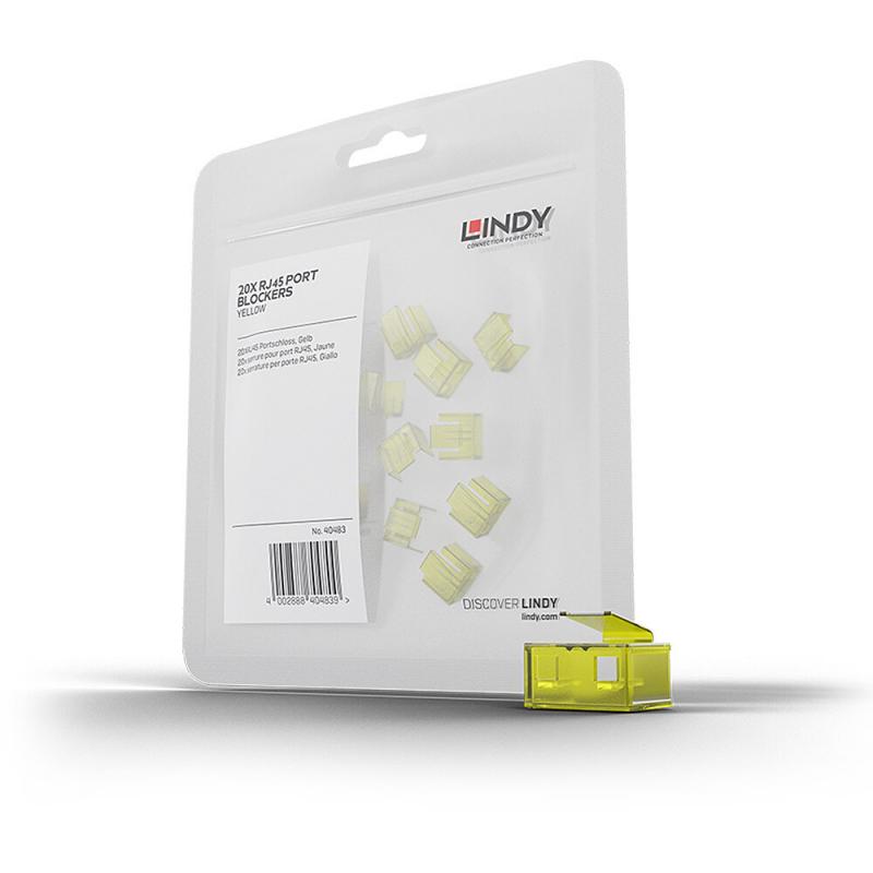 lindy-40483-bloqueador-de-puerto-rj-45-amarillo-acrilonitrilo-butadieno-estireno-abs