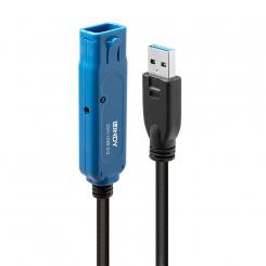 Lindy 43229 cable USB USB 3.2 Gen 1 (3.1 Gen 1) 15 m USB A Negro