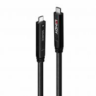 Lindy 43393 cable USB USB 3.2 Gen 1 (3.1 Gen 1) 8 m USB C Negro