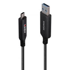 Lindy 43396 cable USB USB 3.2 Gen 1 (3.1 Gen 1) 25 m USB A USB C 5 Gbit/s Negro