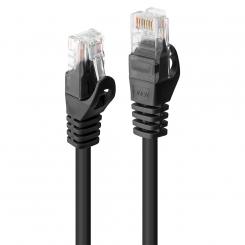 Lindy 48191 cable de red Negro 0,5 m Cat6 U/UTP (UTP)