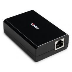 Lindy 73474 divisor de red Energía sobre Ethernet (PoE) Negro