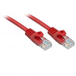 Lindy RJ-45/RJ-45 Cat6 0.5m cable de red Rojo 0,5 m U/UTP (UTP)