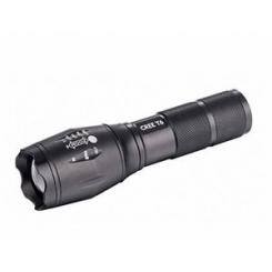 Linterna Q-CONNECT telescopica aluminio 5w modo alumbrado alto medio bajo estroboscopio sosapagado 3 pilas aaa
