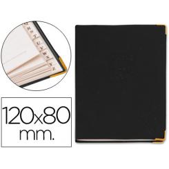 Listin telefonico Q-CONNECT tapa flexible con cantonera dorada 120x80 mm