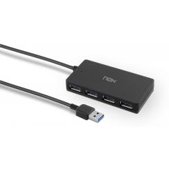 NOX Lite Hub One USB 3.2 Gen 1 (3.1 Gen 1) Type-A 10 Mbit/s Negro
