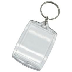 Llaveros Rectan. Nief.Plastico Cristal 5