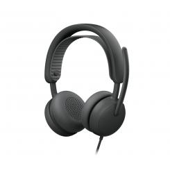 Logitech 981-001615 auricular y casco Auriculares Alámbrico Diadema Llamadas/Música USB Type-C / USB Type-A Grafito