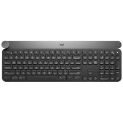 Logitech Craft Advanced keyboard with creative input dial teclado RF Wireless + Bluetooth QWERTY Español Negro, Gris