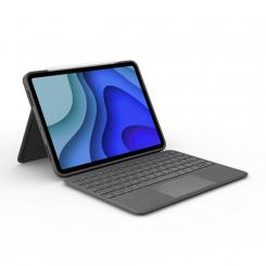 Logitech Folio Touch Gris Smart Connector AZERTY Francés