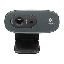 Logitech HD Webcam C270 cámara web 3 MP 1280 x 720 Pixeles USB 2.0 Negro, Gris