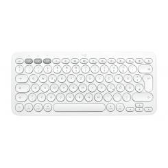 Logitech K380 for Mac Multi-Device Bluetooth Keyboard teclado QWERTY Español Blanco