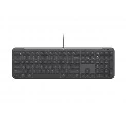 Logitech Signature Slim Wired K620 For Business teclado Universal USB QWERTY Portugués Grafito