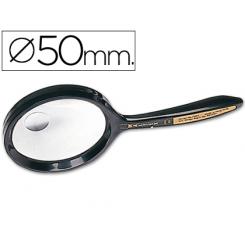Lupa Q-CONNECT cristal bifocal 50 mm mango curvo
