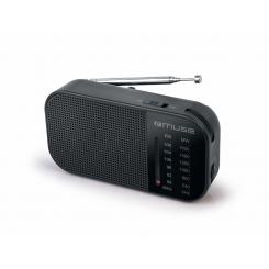 Muse M-025 R radio Portátil Analógica Negro