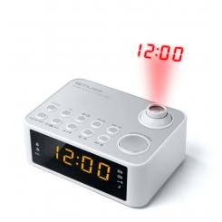 Muse M-178 PW Reloj Digital Plata, Blanco