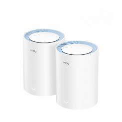 Cudy M1200 2-PACK sistema Wi-Fi Mesh (Wi-Fi en malla) Doble banda (2,4 GHz / 5 GHz) Wi-Fi 5 (802.11ac) Blanco 1 Interno
