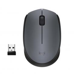 LOGITECH M170 Grey-K ratón Ambidextro RF inalámbrico Óptico 1000 DPI