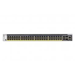 NETGEAR M4300-52G-PoE+ 550W PSU Gestionado L2/L3/L4 Gigabit Ethernet (10/100/1000) Energía sobre Ethernet (PoE) 1U Negro