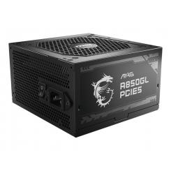 MSI MAG A850GL PCIE5 unidad de fuente de alimentación 850 W 20+4 pin ATX ATX Negro