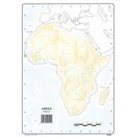 Makro Paper Mapa Mudo Africa Fisico