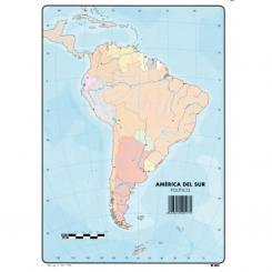 Makro Paper Mapa Mudo America Del Sur Fisico