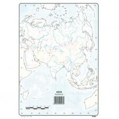 Makro Paper Mapa Mudo Asia Politico